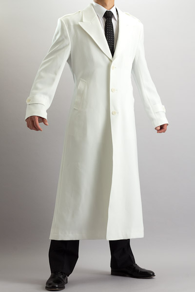 白いトレンチコート 着丈130ｃｍ ロングコート販売 13 14年モデル 最新モデルはページ下部から