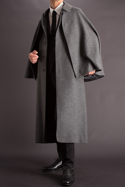 とんびコート東京販売店舗 ｜とんびコート ツイードミディアムグレー