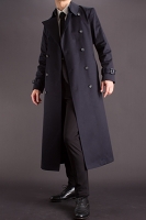 ナポレオンコート タイト 125 コットン ネイビー