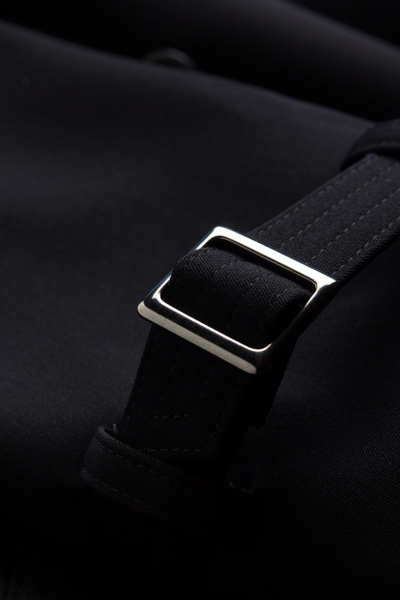 ＊極美品【MAX&Co】ナポレオンコート メタルボタン アンゴラ ブラック 38 Mochi｜no collar coat [dark moss grey] - Palm maison(パームメゾン