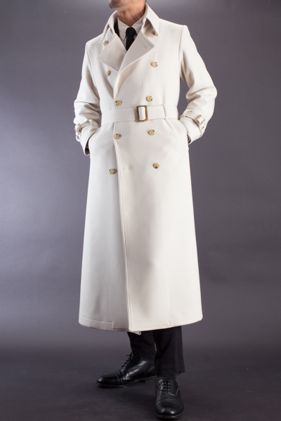 ナポレオンコート タイトモデル 130　メルトンウール ライトベージュ