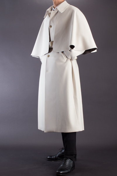 インバネスコート ２WAYモデル メルトンウール ライトベージュ 125