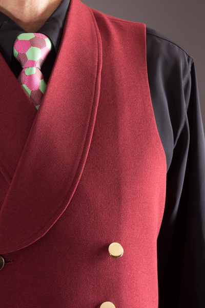 着丈長めのベスト